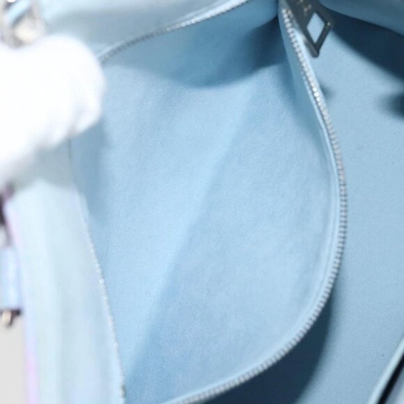 LOUIS VUITTON Monogram Empreinte On The Go PM Bag 2way Blue M46067 Auth 126345SM - Picture 12 of 16